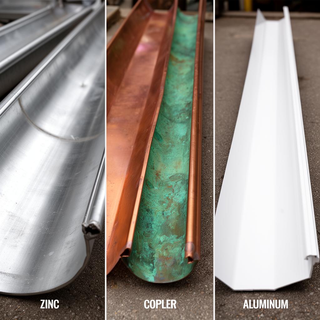 Zinc, cuivre ou aluminium : quel matériau pour vos gouttières ?